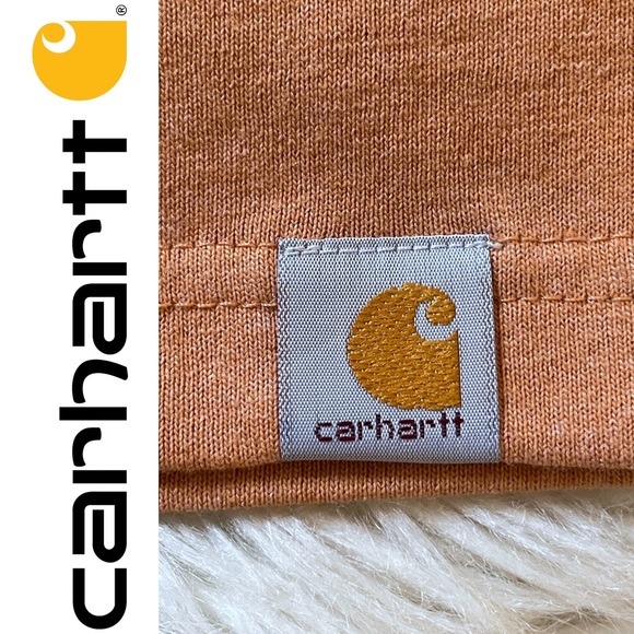 NWT Carhartt loose fit heavyweight s/s pocket C graphic t-shirt, tall L, ginger - Picture 10 of 16